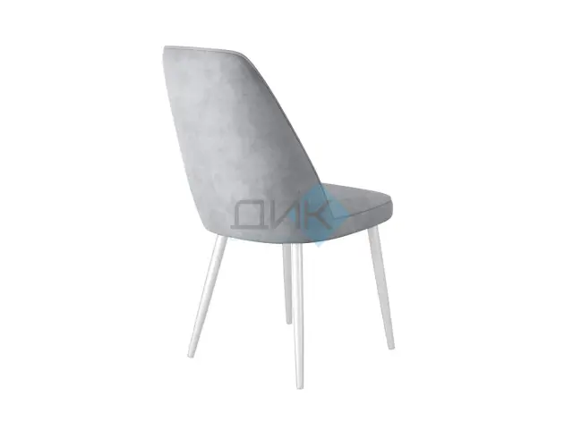 Стул 327 поворотный B22 GREY/ белые 3