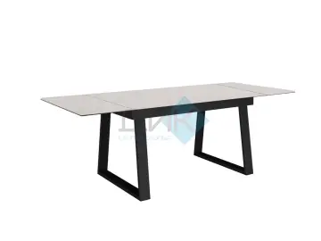 Стол DZ160 хромикс белый