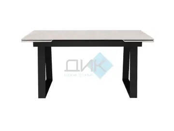 Стол DZ160 хромикс белый