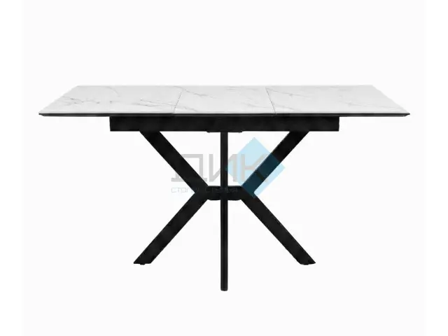 Стол DI100 Мрамор Кристал белый 2