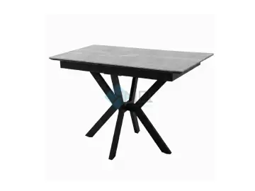 Стол DI100 Мрамор Кандела cветло-серый