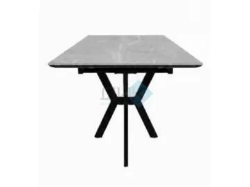 Стол DI100 Мрамор Кандела cветло-серый