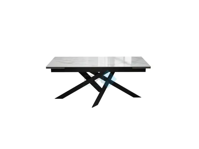 Стол EKX180 Белый глянец (К8/2) (керамогранит глянец) 1