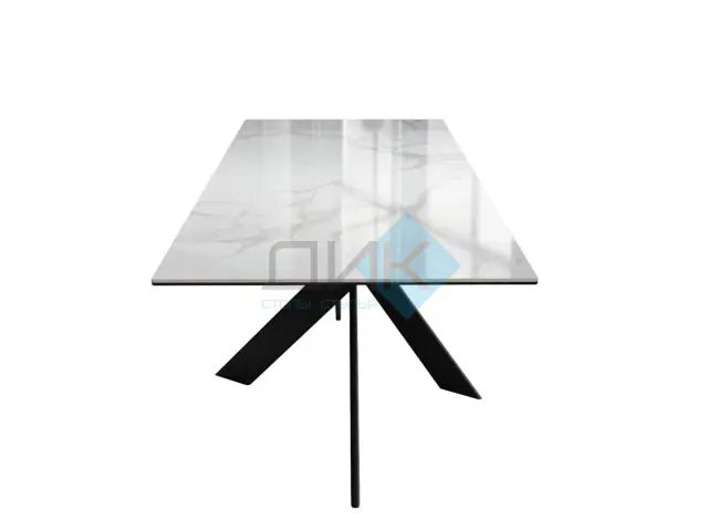 Стол EKX180 Белый глянец (К8/2) (керамогранит глянец) 4