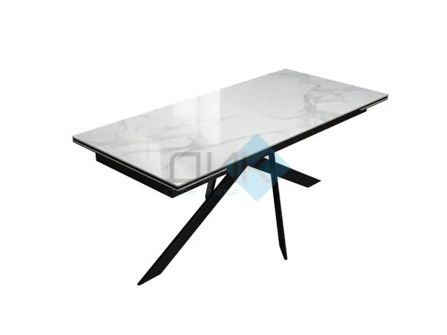 Стол EKX180 Белый глянец (К8/2) (керамогранит глянец) 5