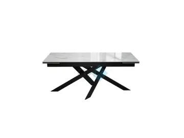 Стол EKX180 Белый глянец (К8/2) (керамогранит глянец)