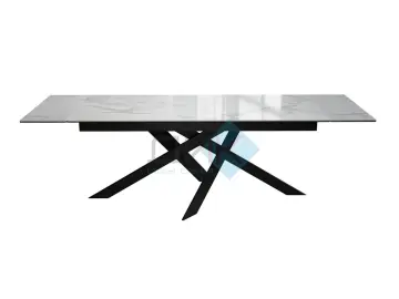 Стол EKX180 Белый глянец (К8/2) (керамогранит глянец)