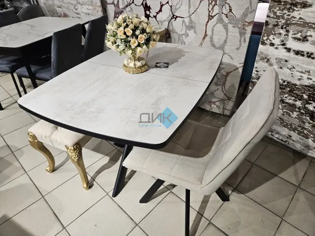 Стол DB110 Хромикс белый 5