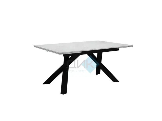 Стол DX140M Хромикс белый 1