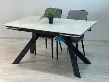 Стол DX140M Хромикс белый