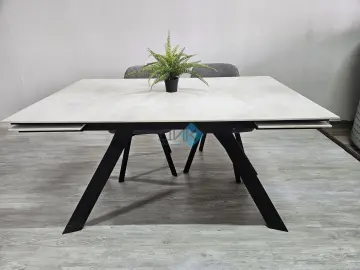 Стол DX140M Хромикс белый