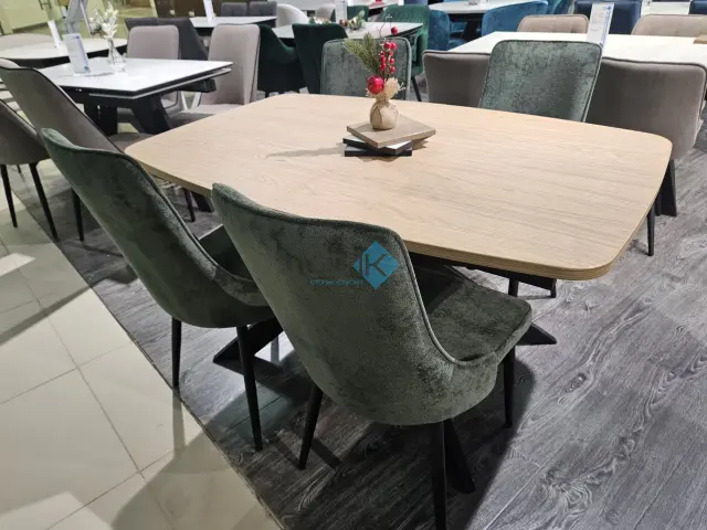 Стол B140 Дуб Каселла натуральный раздвижной 2