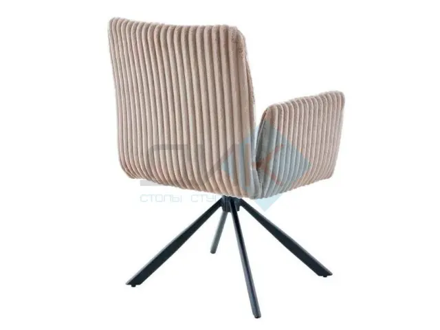 Стул 6827 т.к Бежевая Velo 30 с возвратным поворотным механизмом 4