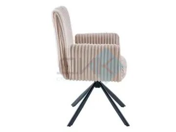 Стул 6827 т.к Бежевая Velo 30 с возвратным поворотным механизмом