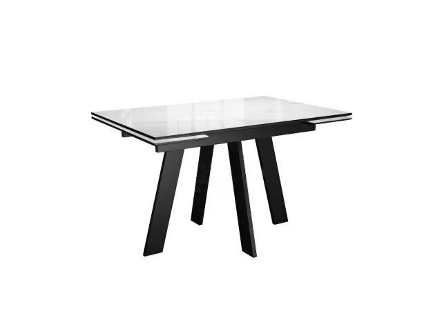 Стол SKM120 Carrara Gloss (мрамор глянец белый) 1