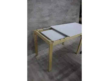 Стол СВИТИ(HPL) раздвижной с опорами из массива