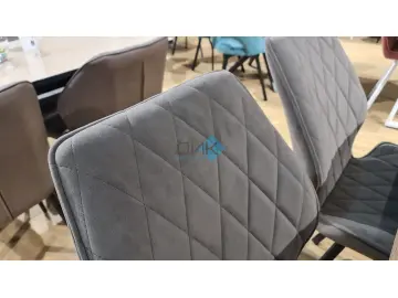 Стул 243 B22 GREY поворотный/белый