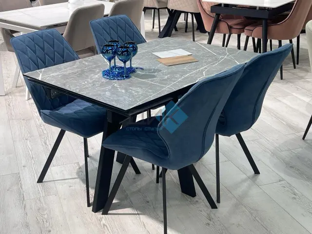 Стул 243 поворотный B8 BLUE 3