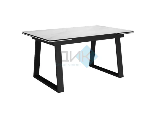 Стол DKZ160 Керамогранит Tianshan White (белый полуглянец) 1