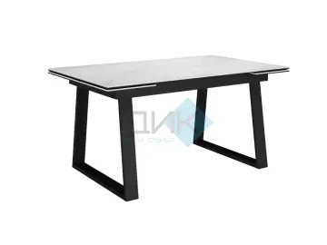 Стол DKZ160 Керамогранит Tianshan White (белый полуглянец)