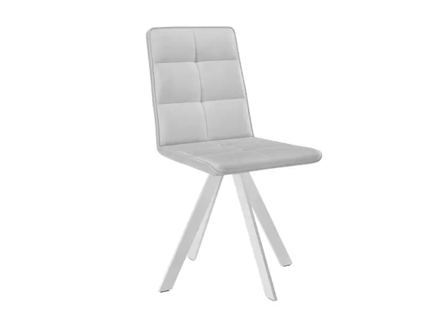 Стул 230 поворотный B22 GREY/белые 1