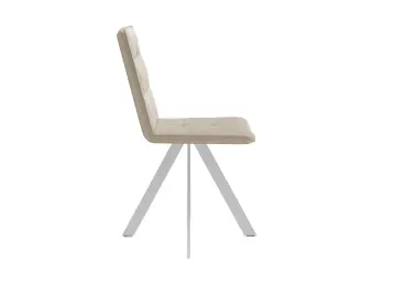 Стул 230 поворотный B03 BEIGE/белые