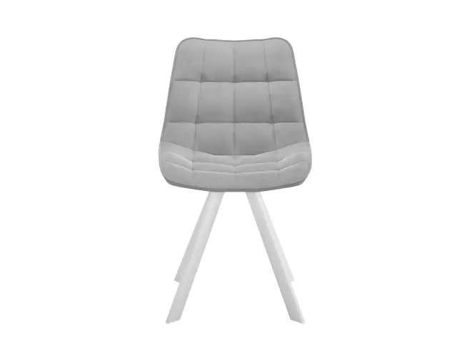 Стул 229 поворотный B22 GREY/белые 4