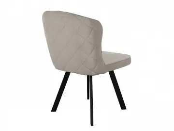 Кухонный стул 219 поворотный, микровелюр B03 beige, ножки черные