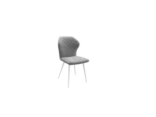 Стул DikLine 239PRO B22 GREY, ножки белые