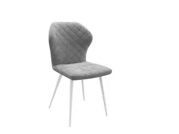 Стул DikLine 239PRO B22 GREY, ножки белые