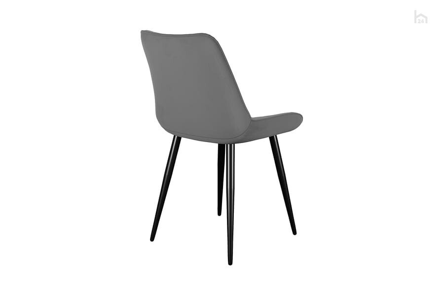 Стул 206М, микровелюр B22 grey, ножки черные 3 small