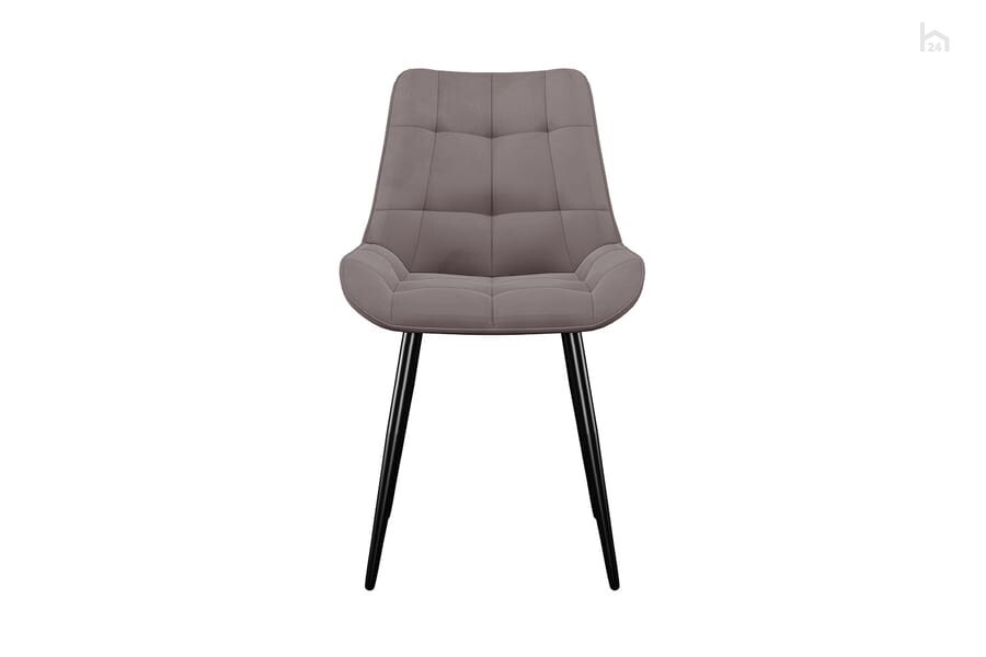 Стул кухонный 206М, микровелюр B5 latte, ножки черные 2 small