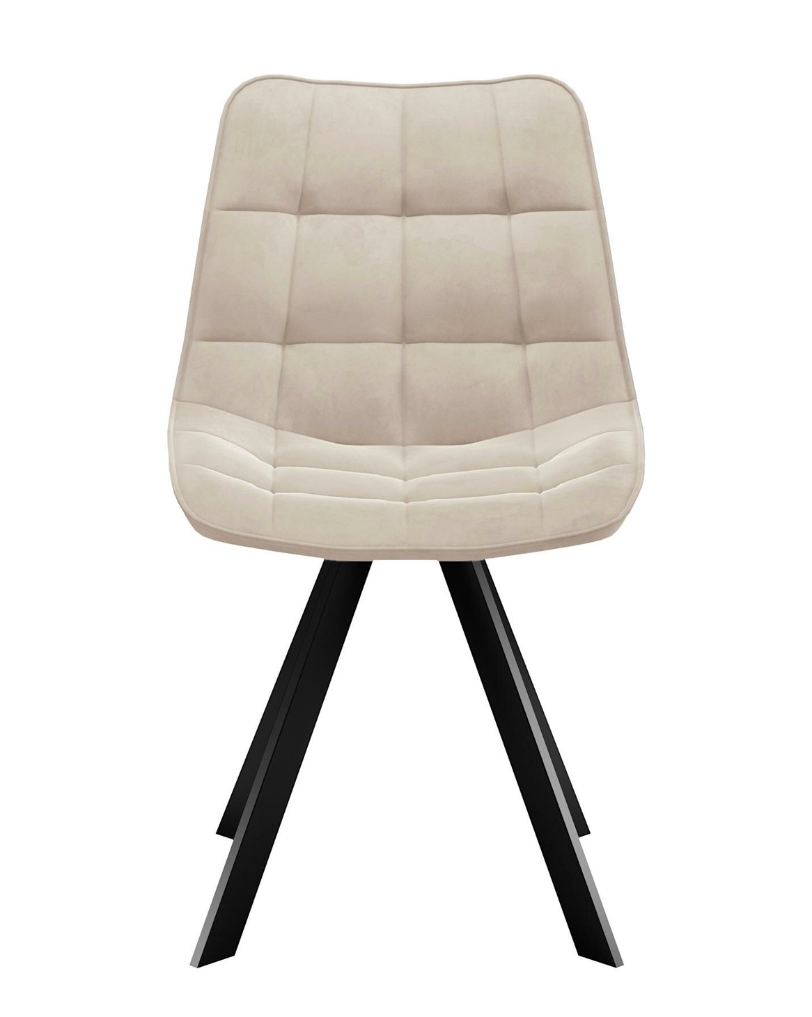 Стул обеденный 229 Поворотный, Микровелюр B03 Beige / опоры черные 2 small