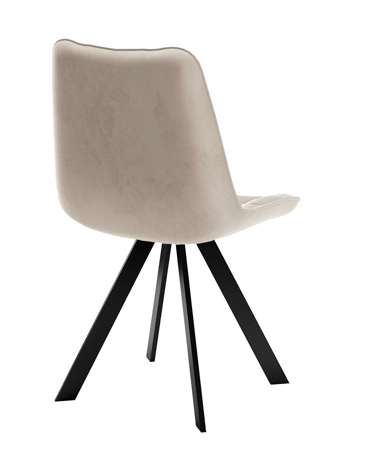 Стул обеденный 229 Поворотный, Микровелюр B03 Beige / опоры черные 3 small
