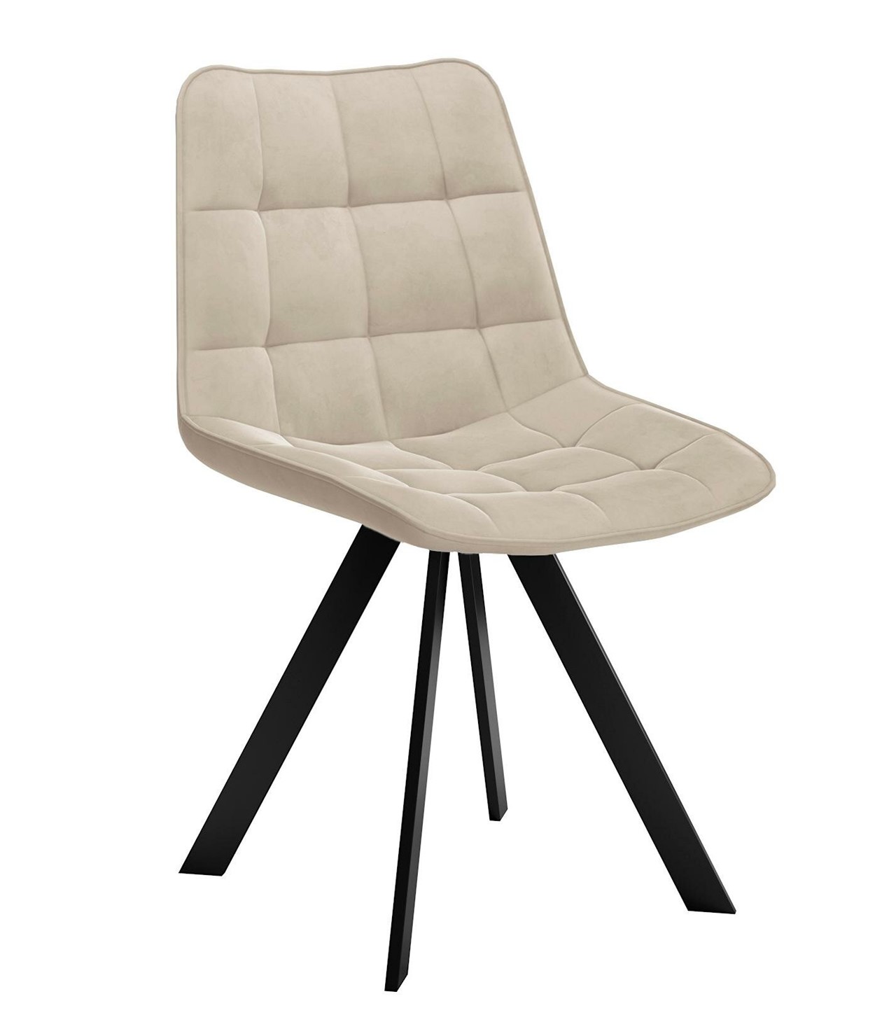 Стул обеденный 229 Поворотный, Микровелюр B03 Beige / опоры черные