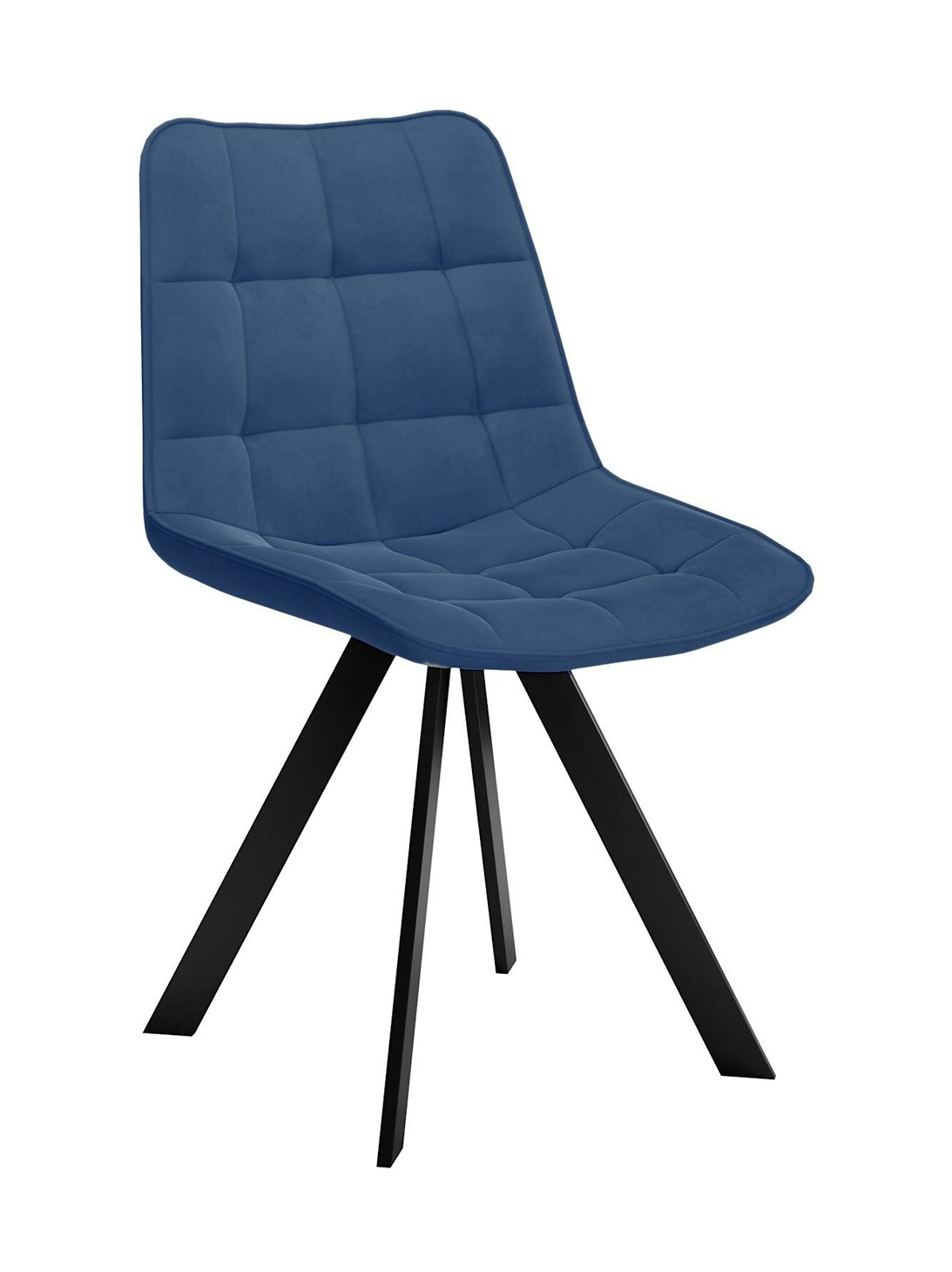 Стул 229 Поворотный, Микровелюр B8 BLUE / опоры черные