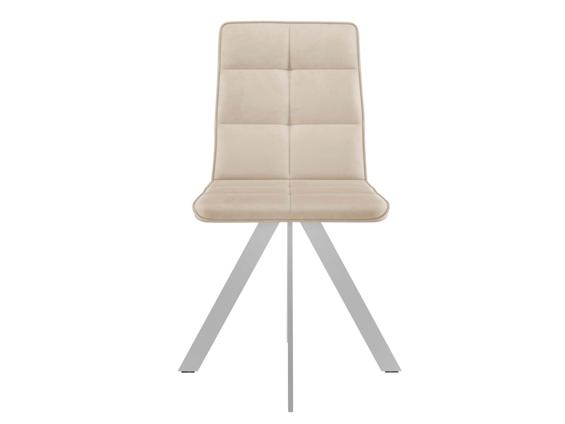 Стул мягкий 230 бежевый/белый  2 small