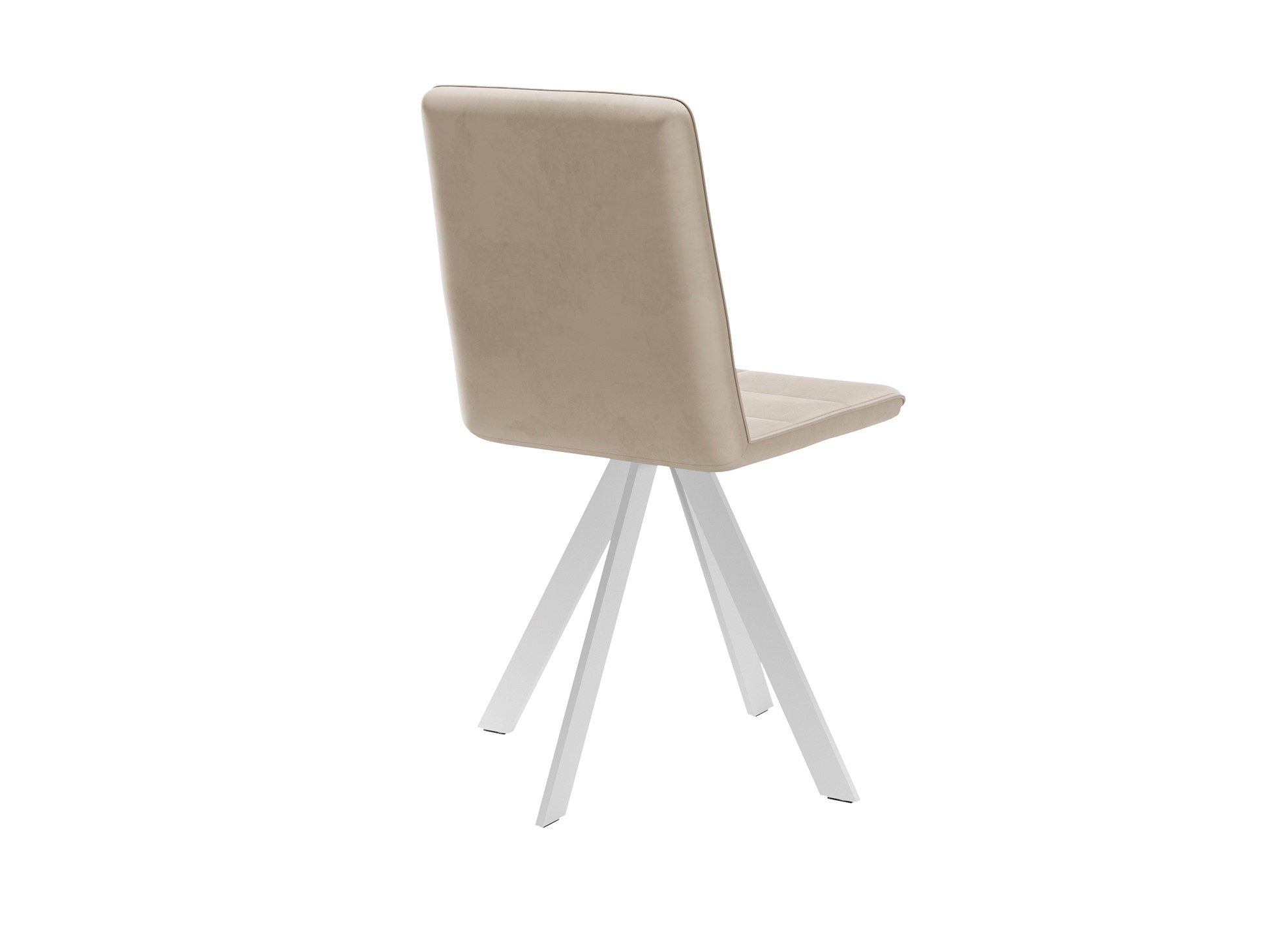 Стул мягкий 230 бежевый/белый  3 small