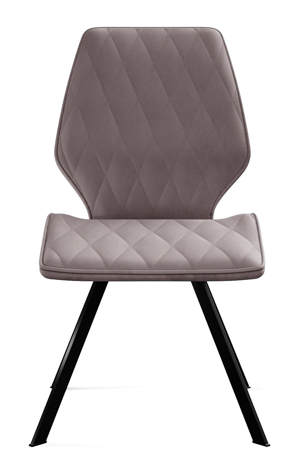 Стул кухонный 242, микровелюр B5 latte, ножки черные 2 small