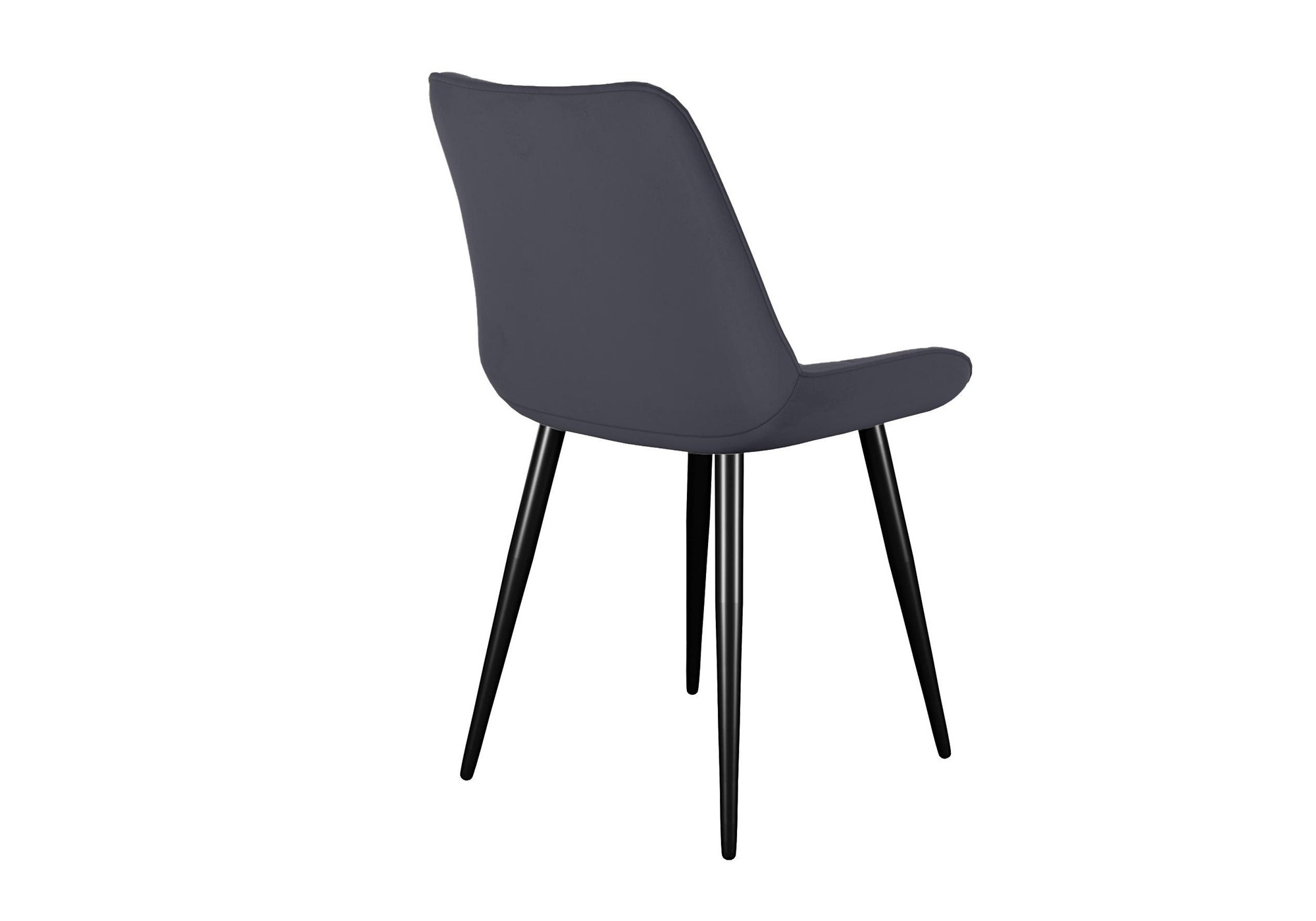Стул мягкий DikLine 226 поворотный B28 ANTRACITE, ножки черные 2 small