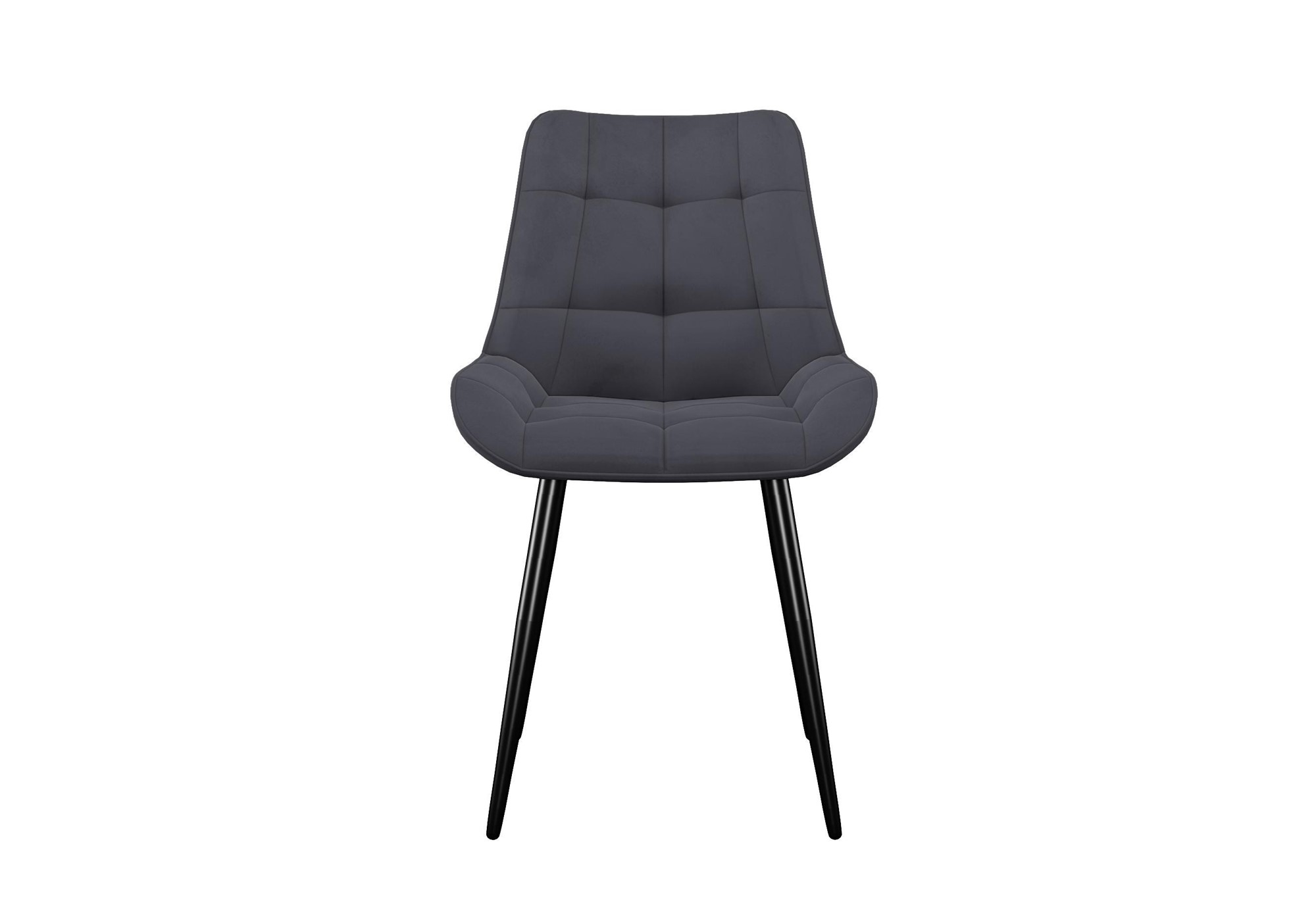 Стул мягкий DikLine 226 поворотный B28 ANTRACITE, ножки черные 3 small