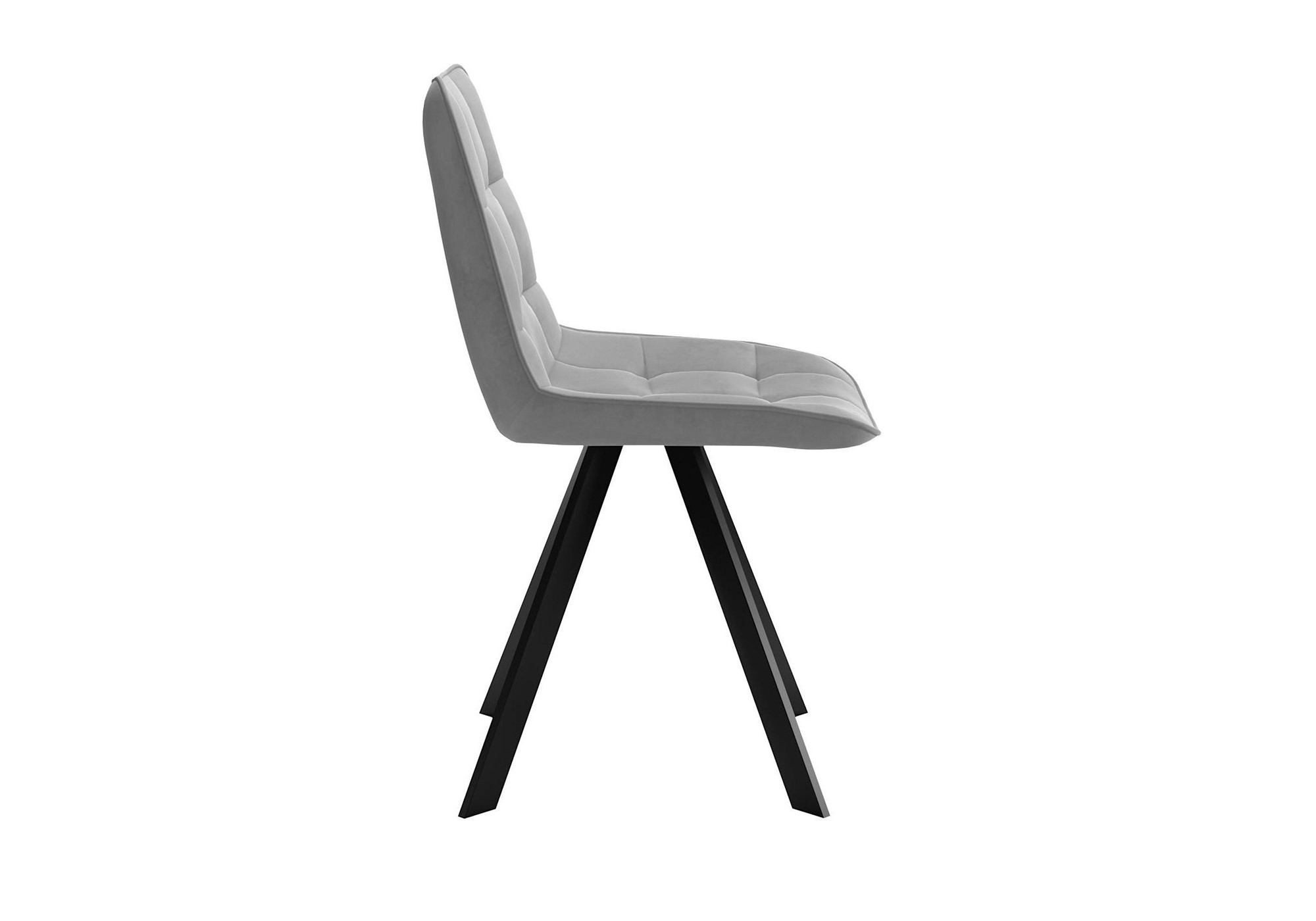 Мягкий стул DikLine 229 поворотный, B22 GREY, ножки черные 2 small