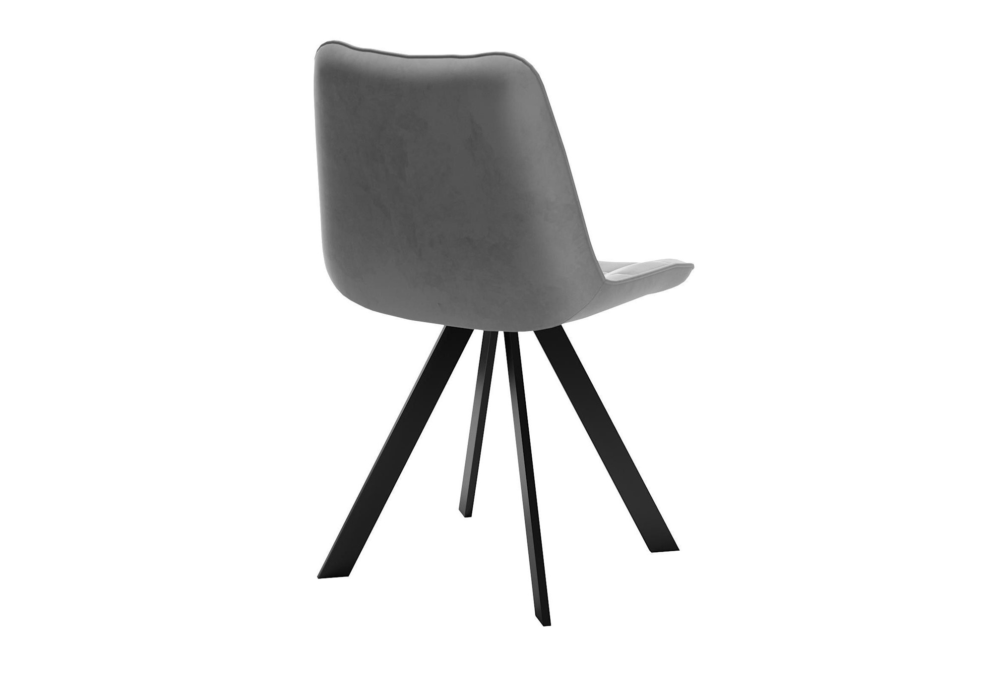 Мягкий стул DikLine 229 поворотный, B22 GREY, ножки черные 3 small