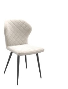 Обеденный стул DikLine 239PRO B03 BEIGE, ножки черные