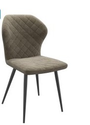 Стул мягкий DikLine 239PRO B5 LATTE, ножки черные