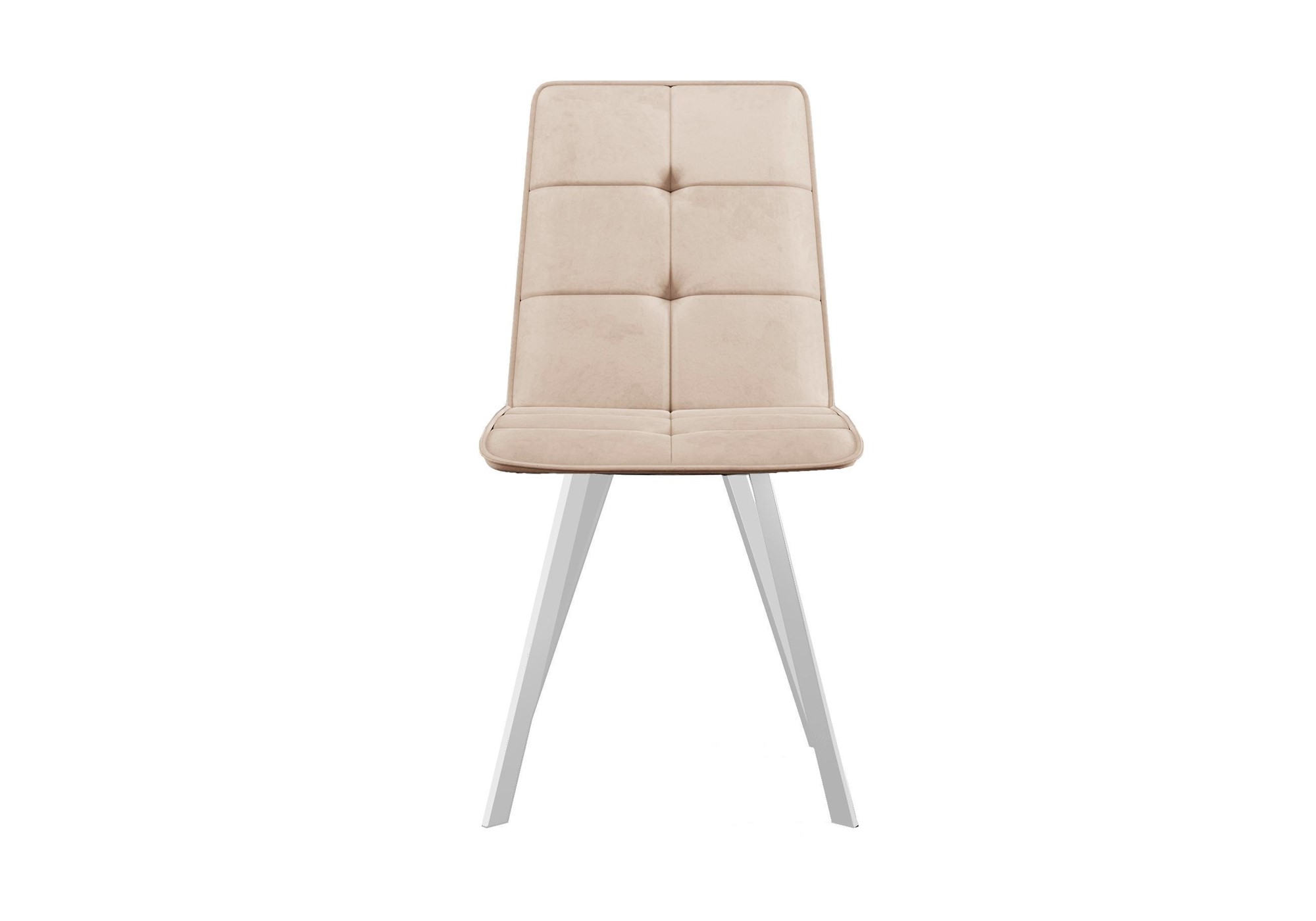 Кухонный стул DikLine 280 B03 BEIGE, ножки белые 3 small