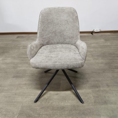 Стул для кухни DikLine 402 N13 св.бежевый, ножки черные 6 small