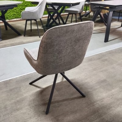 Стул для кухни DikLine 402 N13 св.бежевый, ножки черные 7 small