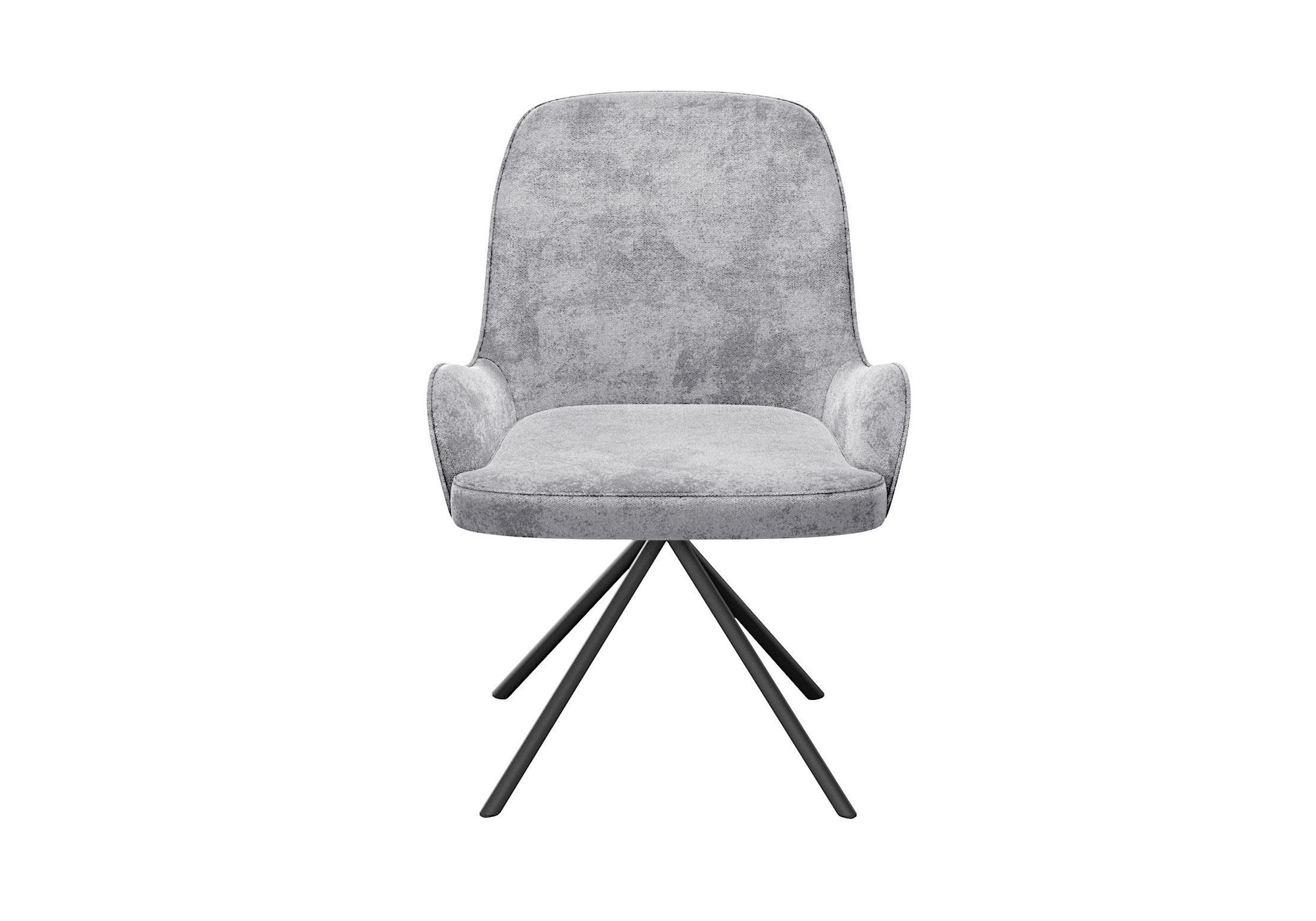 Стул для кухни DikLine 402 N84 св.серый, ножки черные 2 small