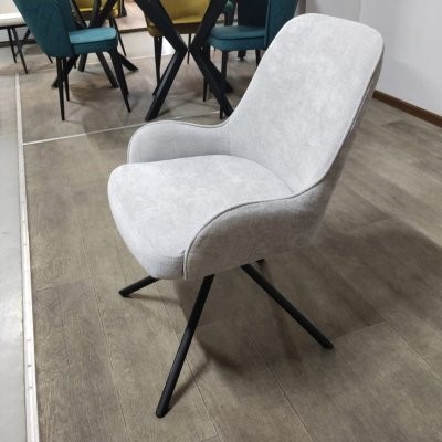 Стул для кухни DikLine 402 N84 св.серый, ножки черные 9 small